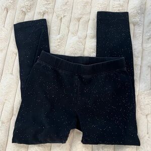 Cat & Jack Glittery Black Leggings
